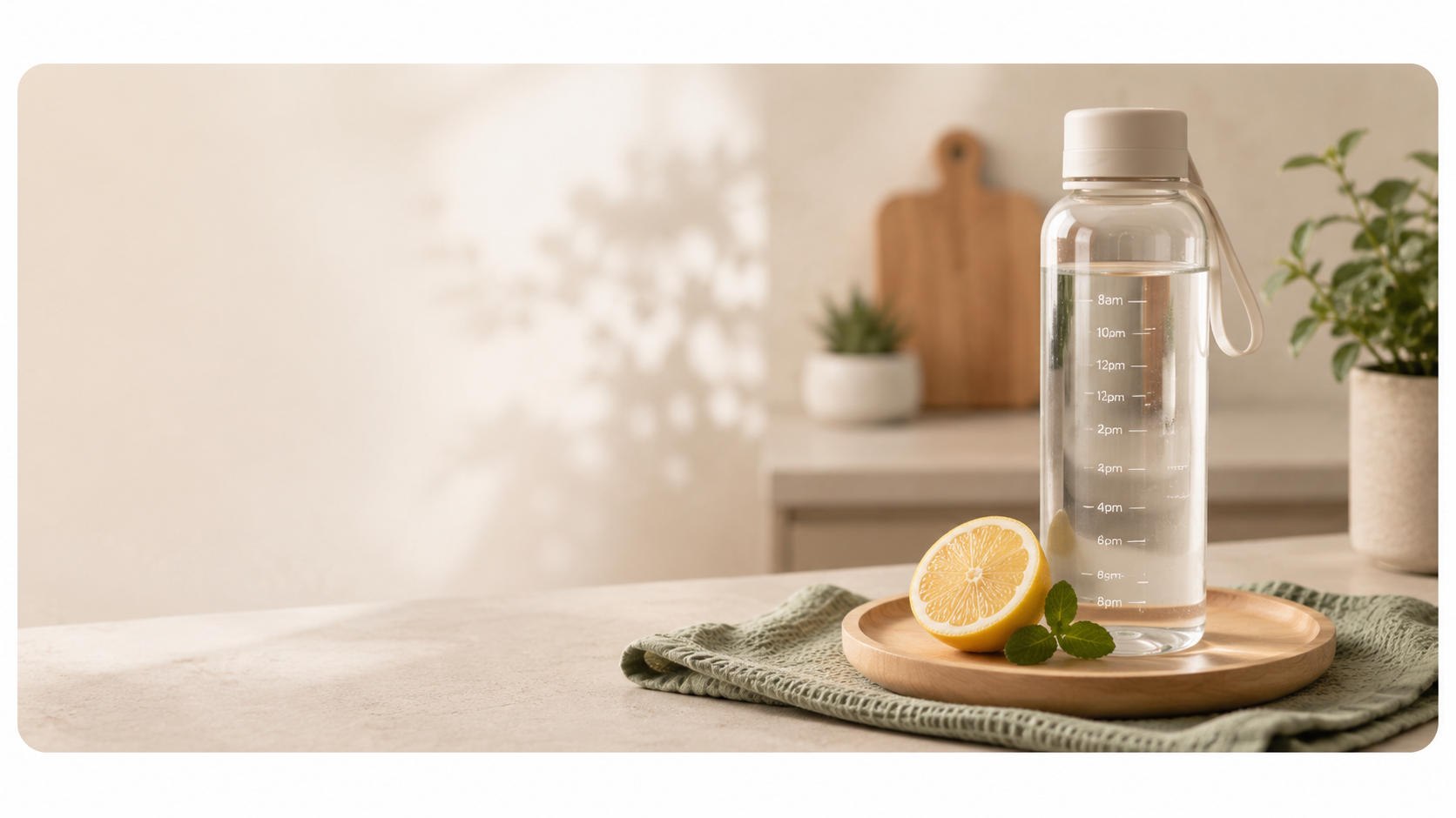 Botella inteligente con recordatorio para mantener una correcta hidratación y mejorar el tránsito intestinal
