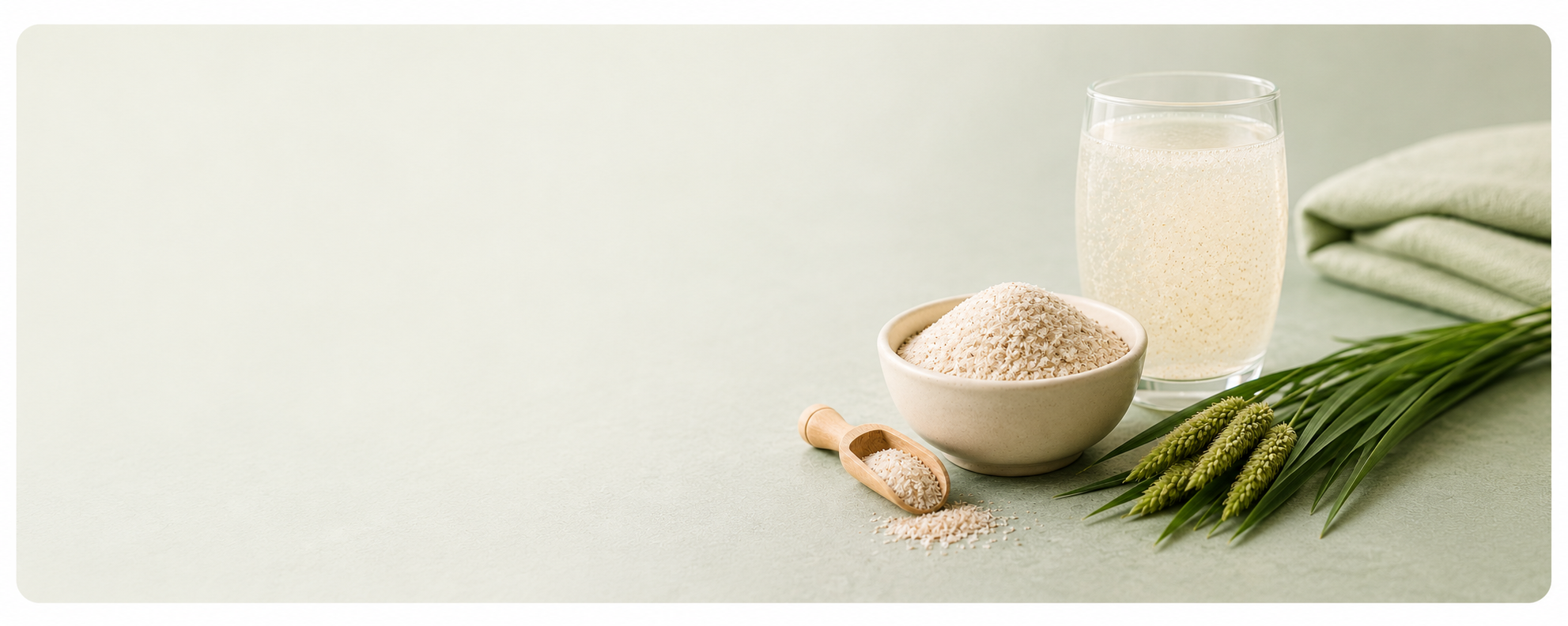 Psyllium husk para regular el tránsito intestinal y mejorar la salud digestiva